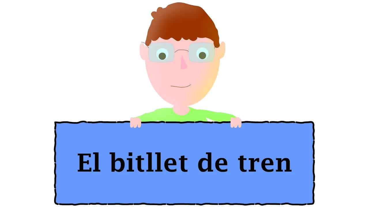 Un amic perd el bitllet de tren