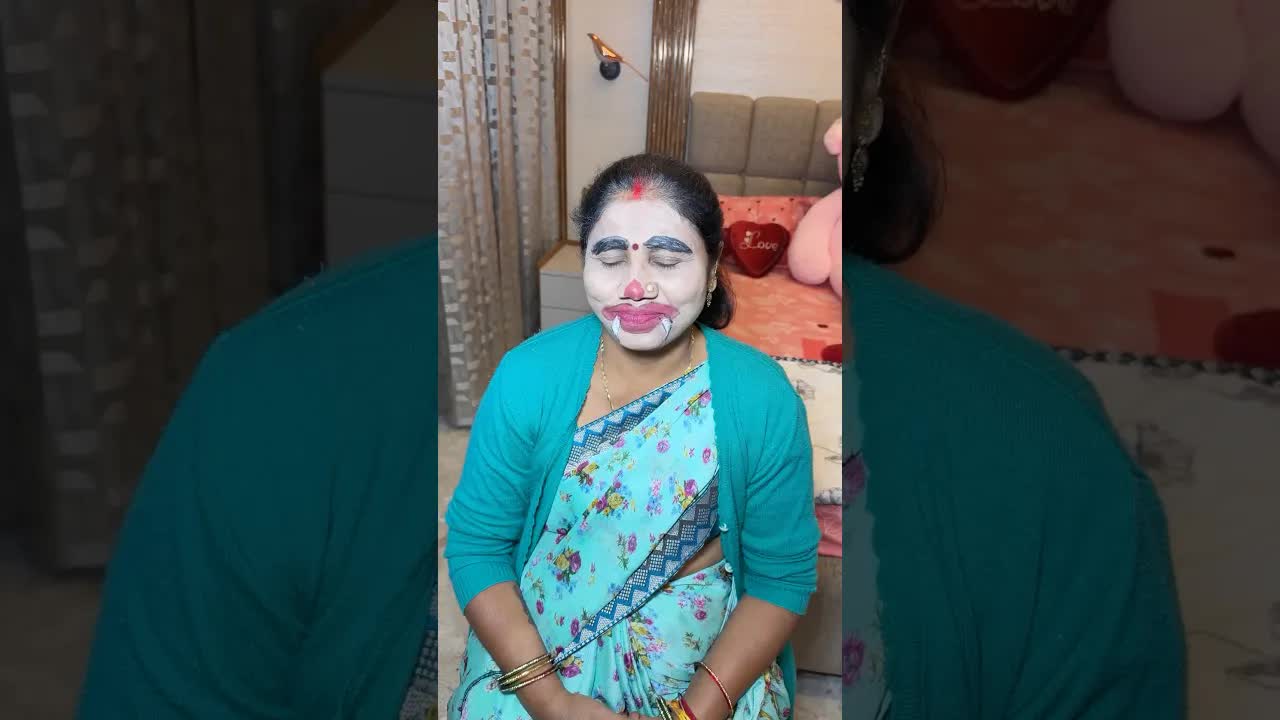 बहू ने सास का मेकअप किया तो ये हुआ