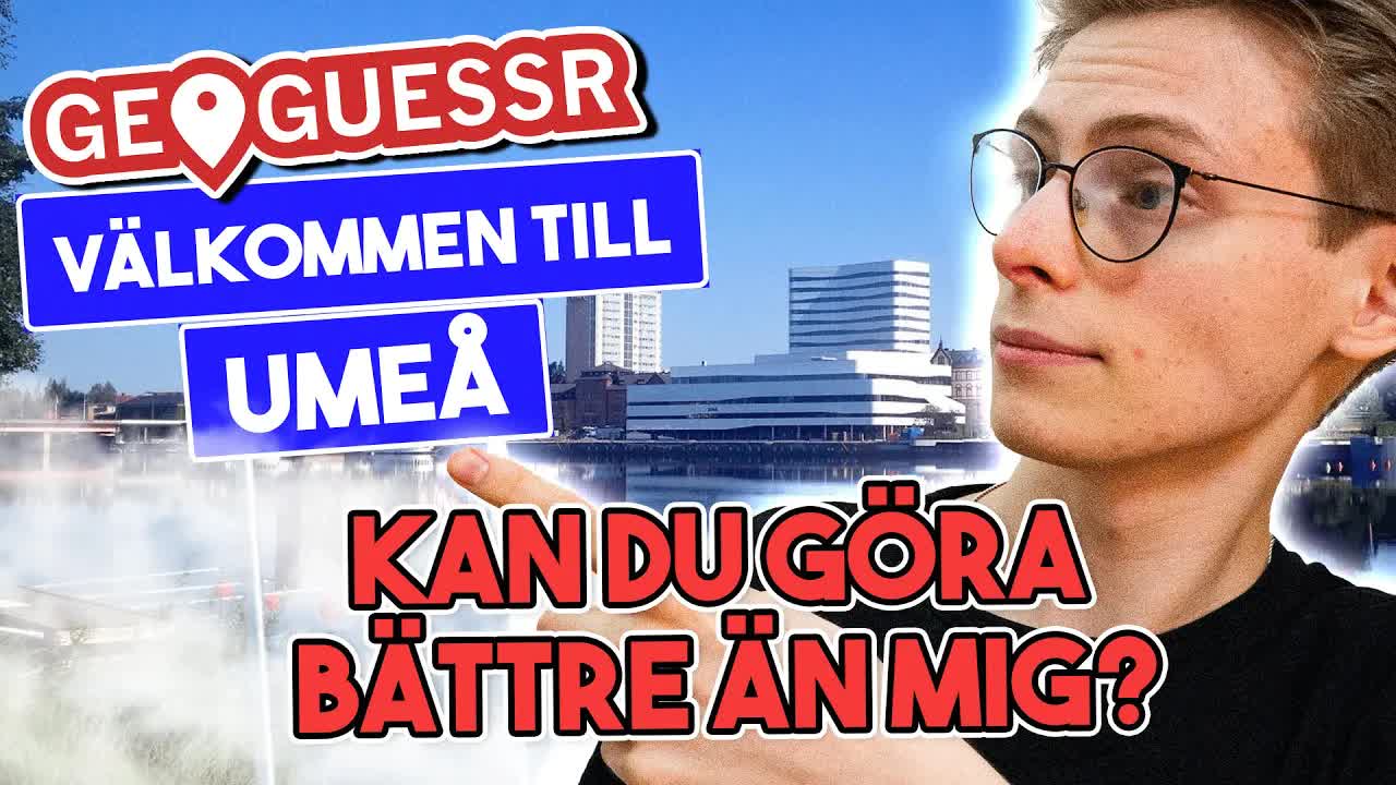 Geoguessr Challenge i Umeå med Douglas Cooper