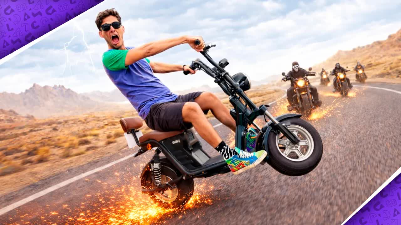 Desafios com minha scooter elétrica desbloqueada
