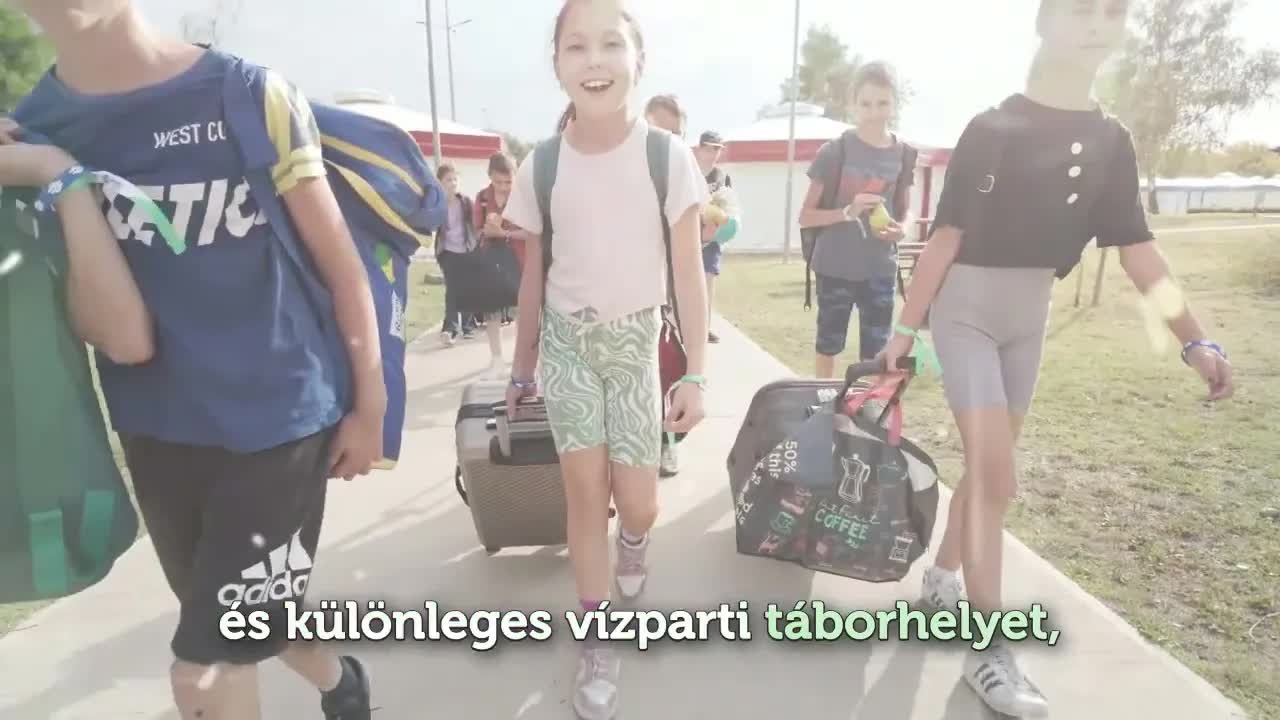 Modern sátrazás és kalandok a Fonyódi Erzsébet táborban