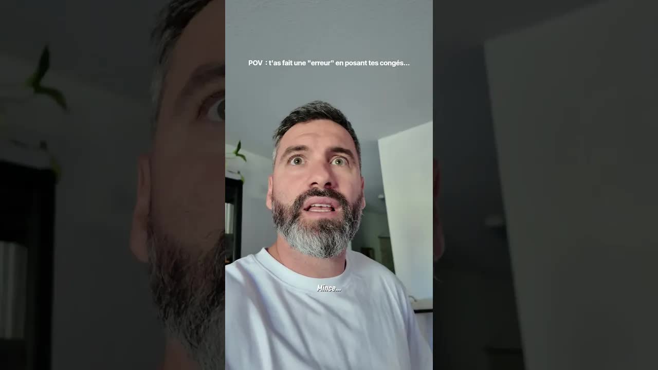 Un malentendu sur les dates de vacances