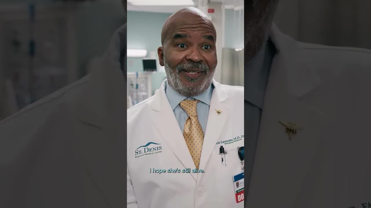 Matt Bonds With Elderly Patients At The Hospital