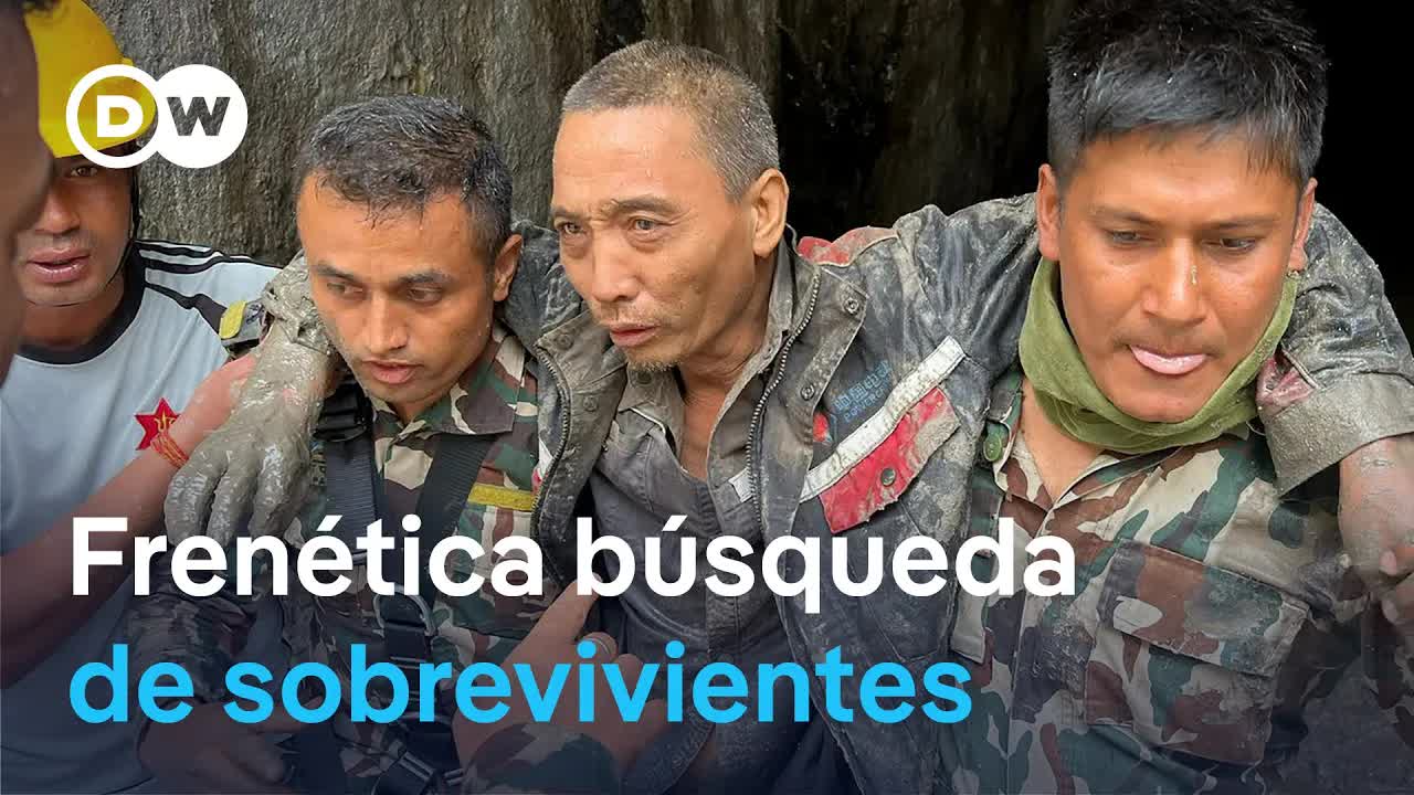 Rescate milagroso en Nepal tras desastre