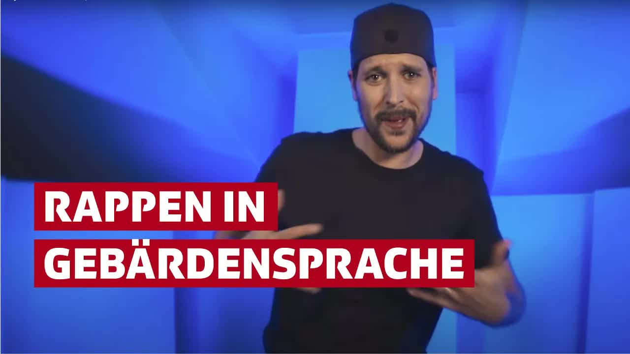 Rappen in Gebärdensprache – Rolf Perrollaz