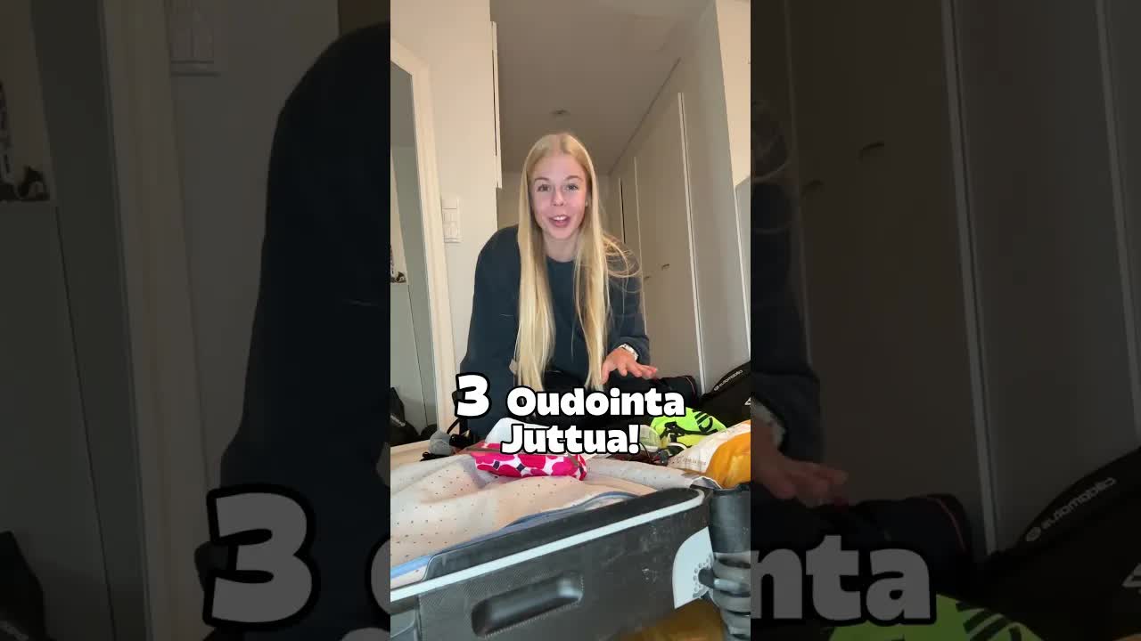 Kolme outointa asiaa matkalaukussa