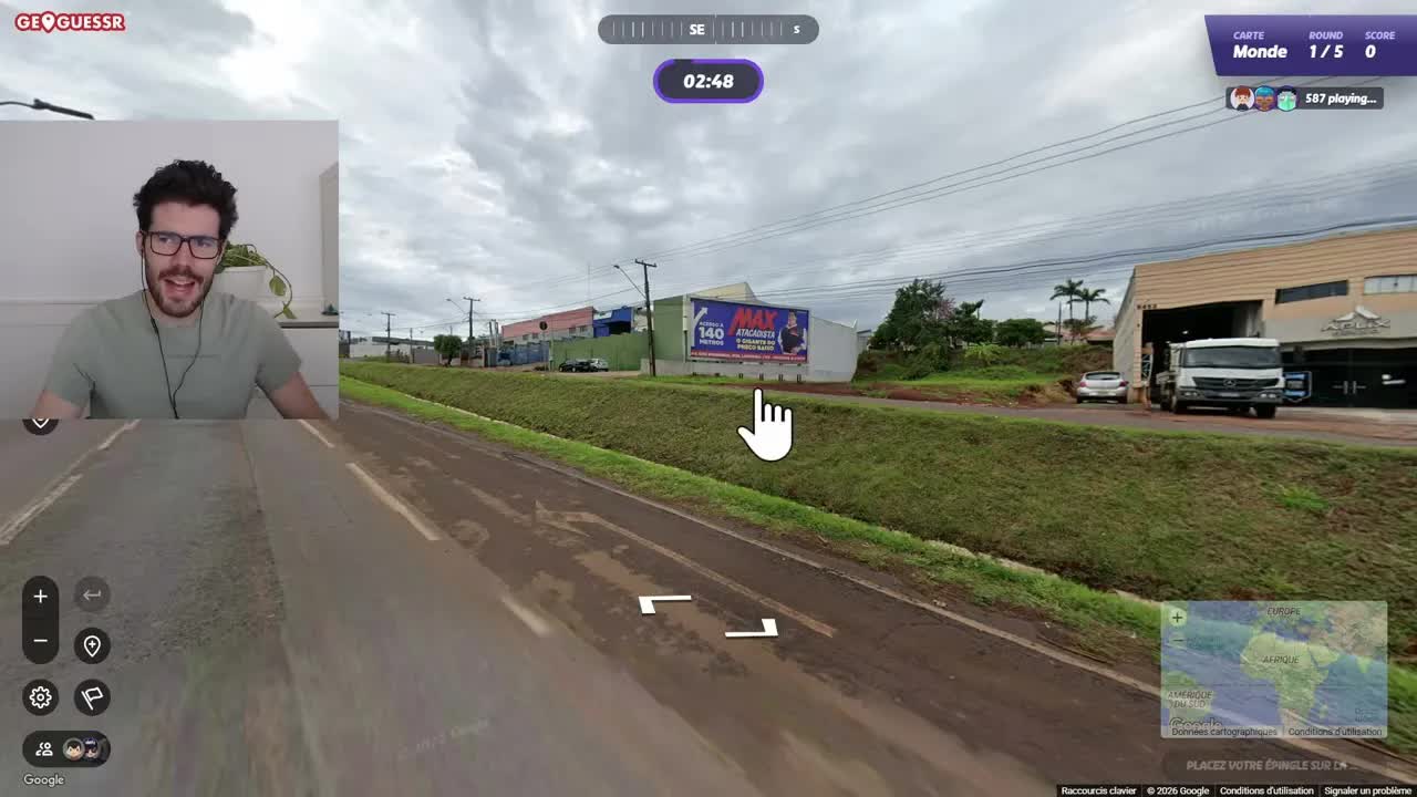 Apprendre le français avec GeoGuessr : Pression et Patience