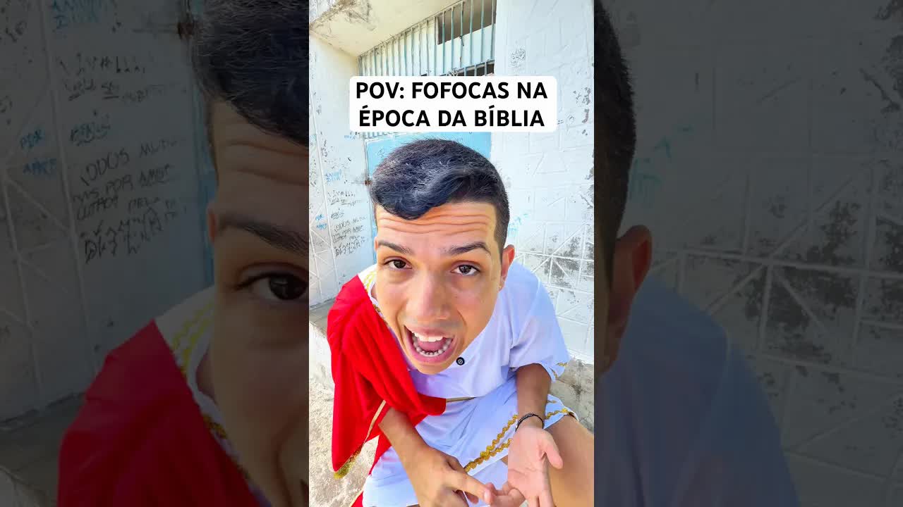 Fofoqueira contando a ressurreição de Jesus