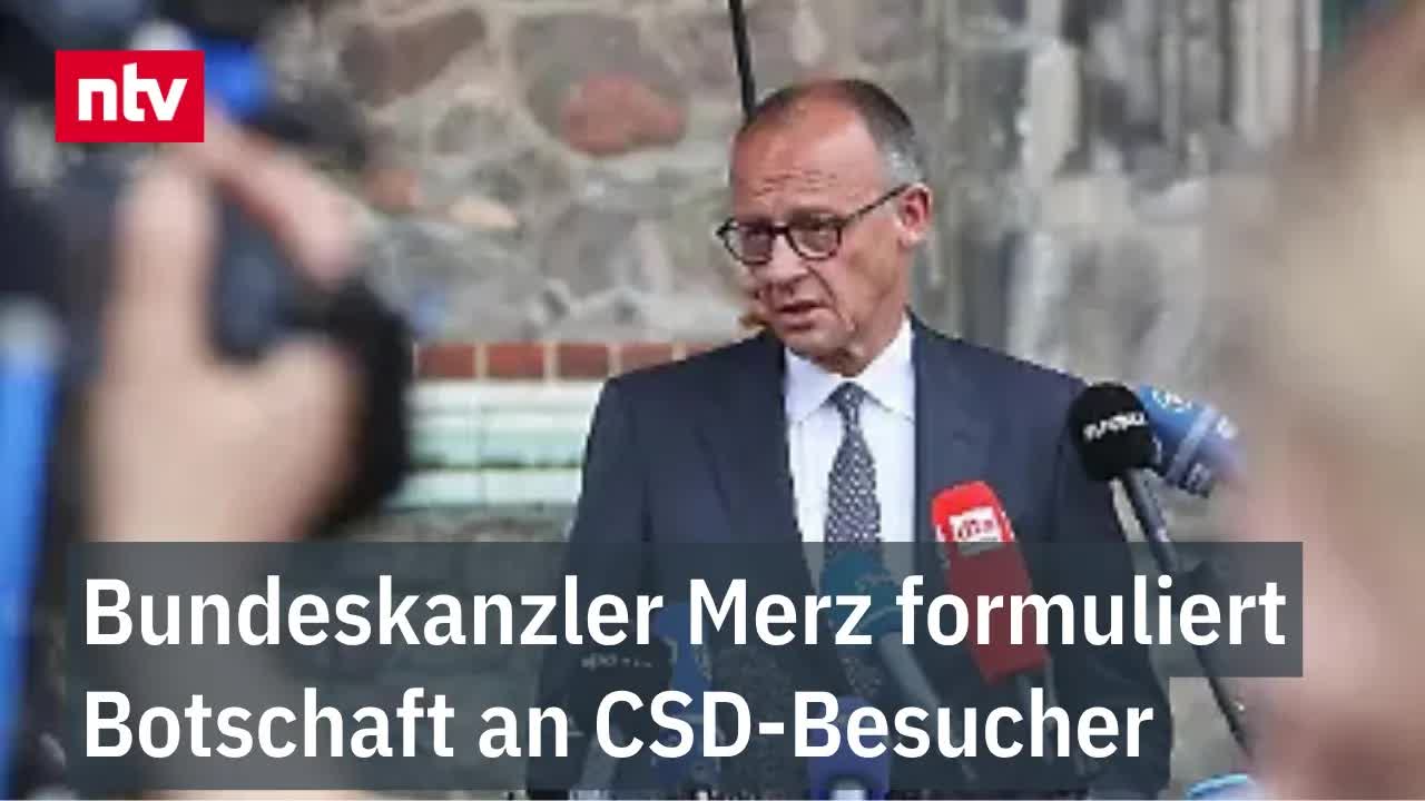 Kanzler Merz zur CSD-Terroranschlag Rede
