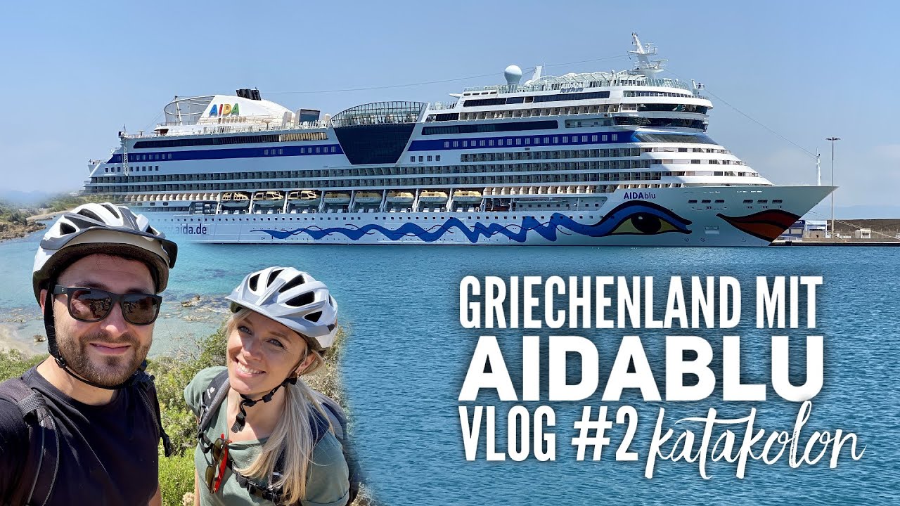 Radtour und Strandbesuch in Katakolon an Bord der AIDAblu