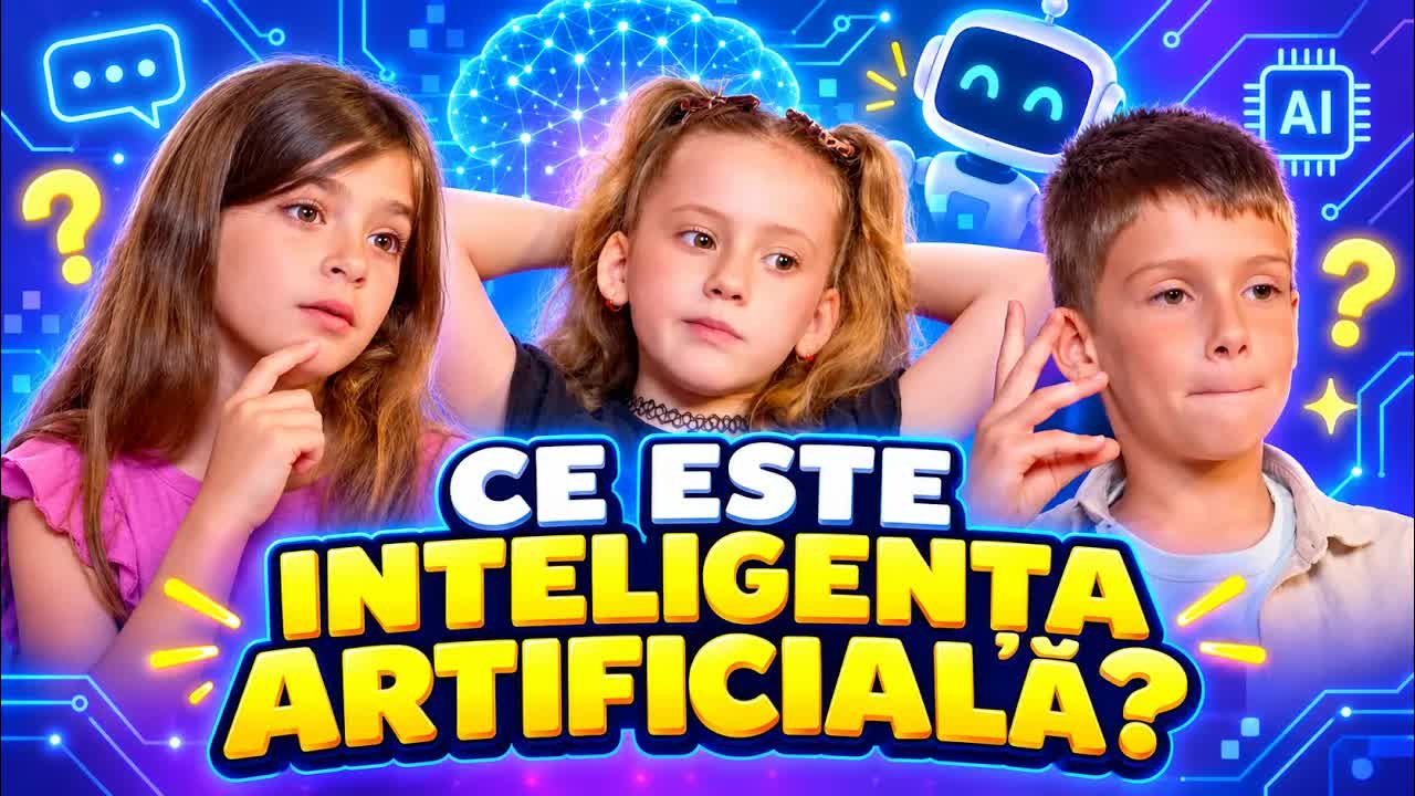 Copiii explică inteligența artificială