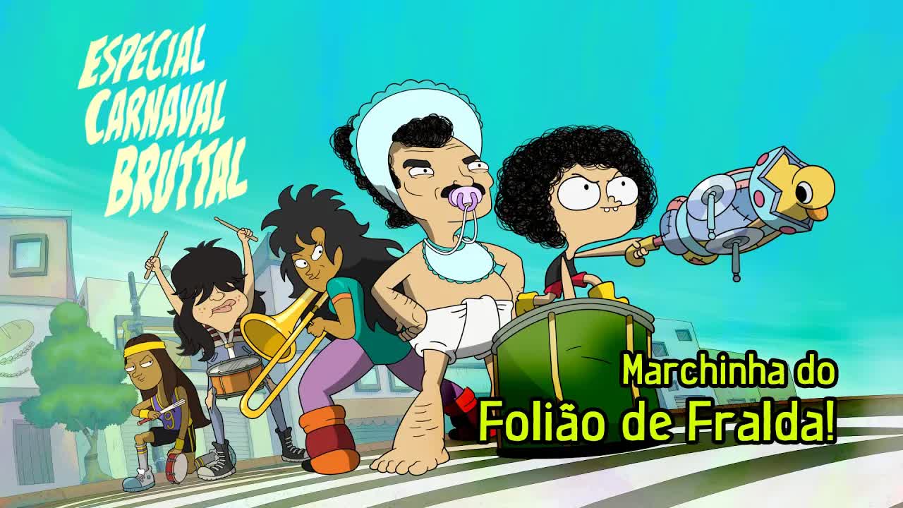O Folião de Fralda no Carnaval
