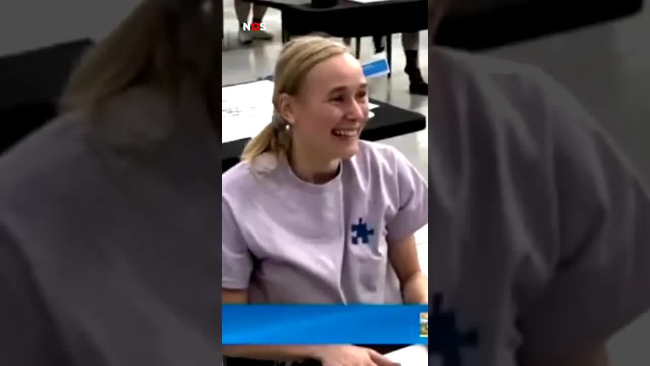 Maartje wint WK puzzelen in Spanje