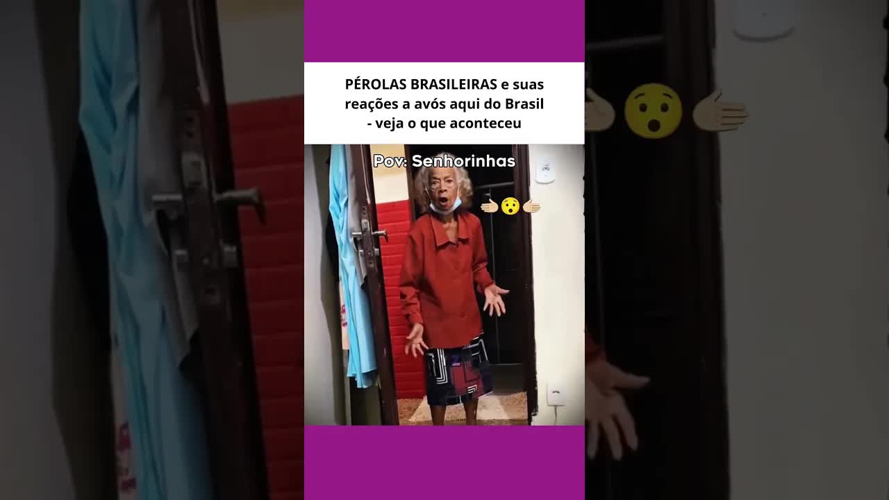 Reações de avós brasileiras a influenciadores