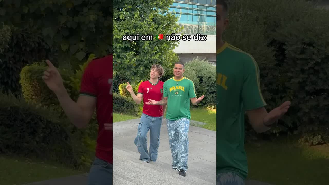 Palavras diferentes em Portugal e Brasil
