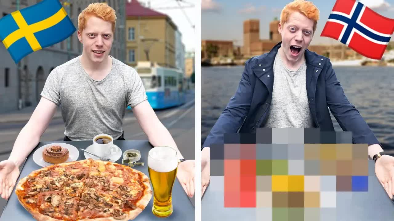Hur mycket får man för 1000 kronor i Sverige vs Norge?