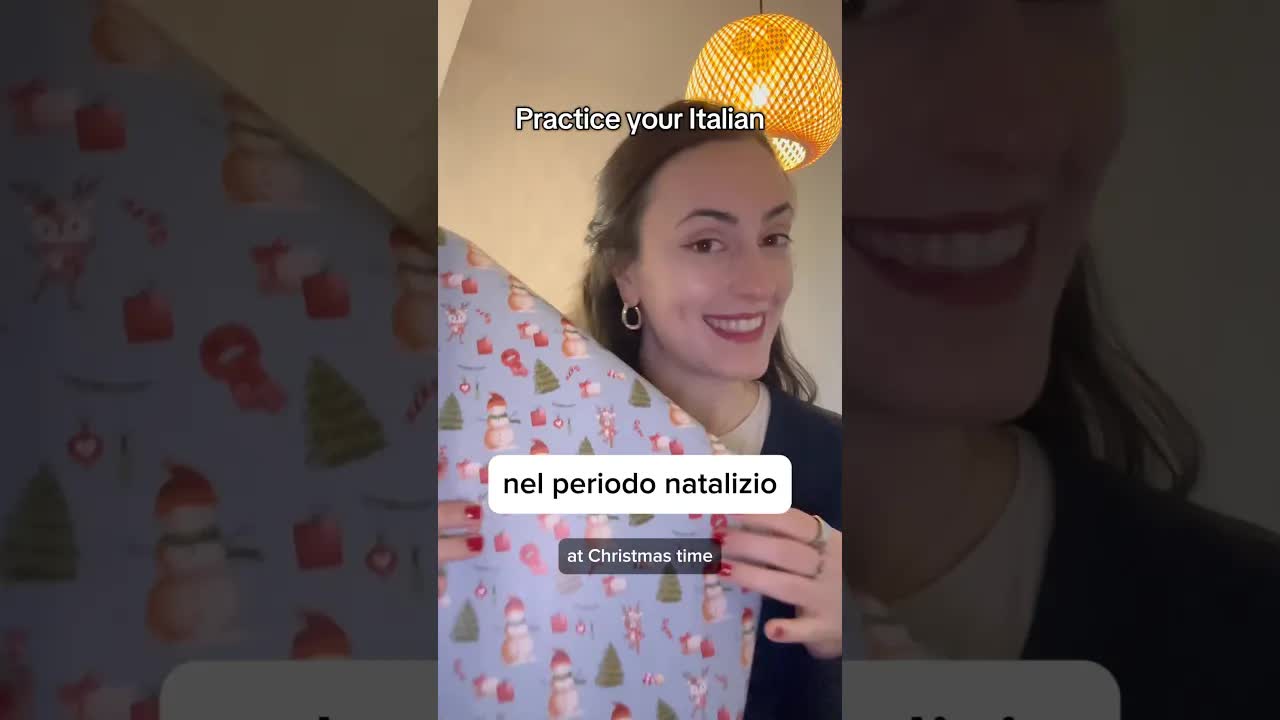 Impara l'espressione 'pensierino' per Natale