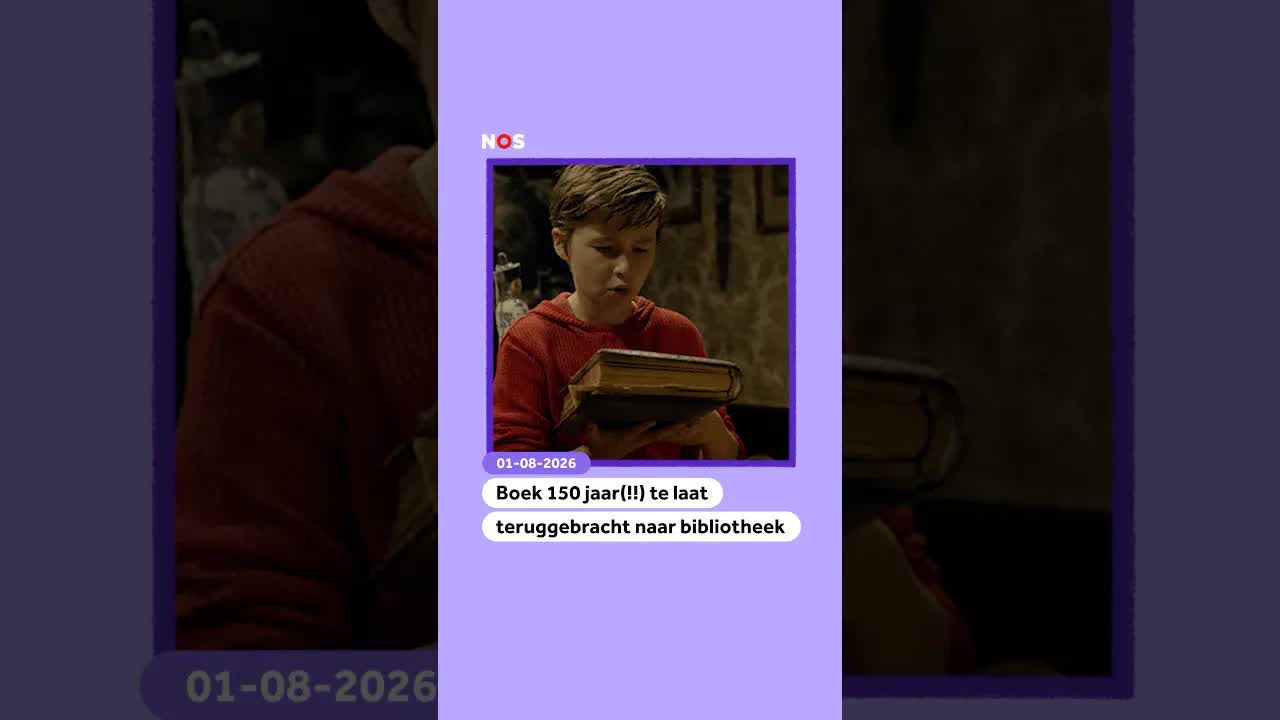 Boek 150 jaar te laat teruggebracht naar bibliotheek