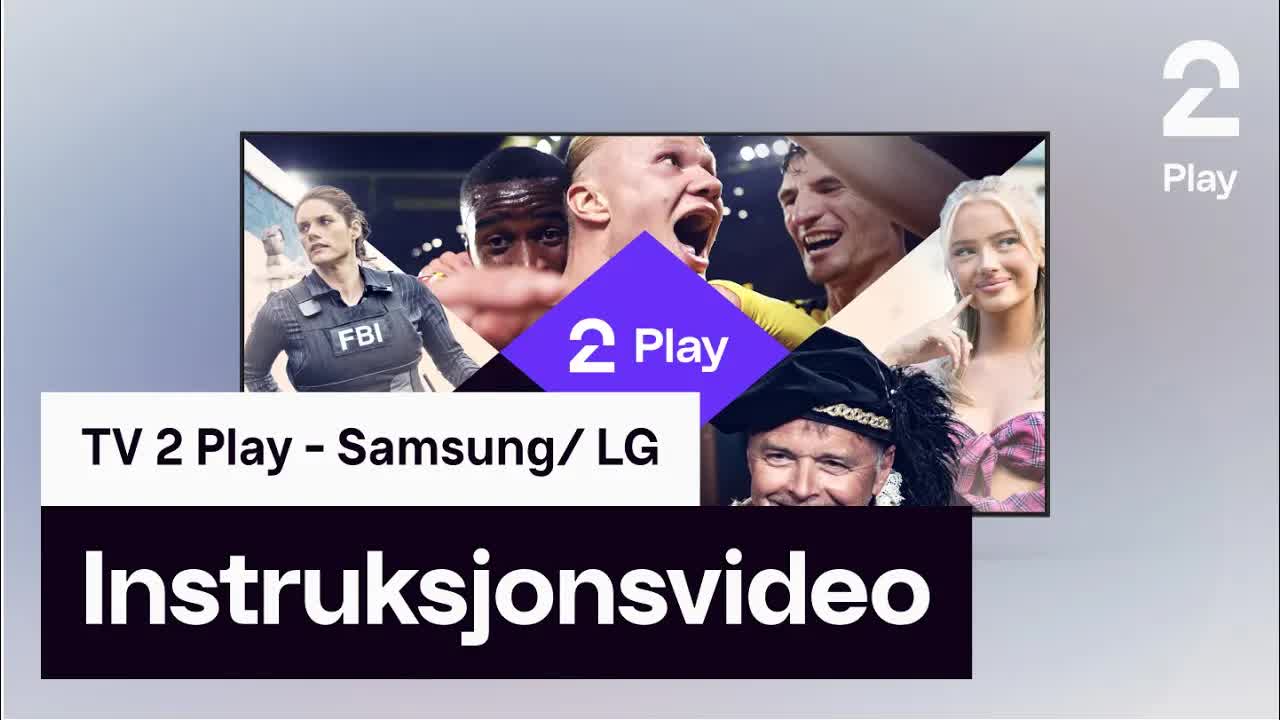 Slik setter du opp TV 2 Play på Samsung eller LG