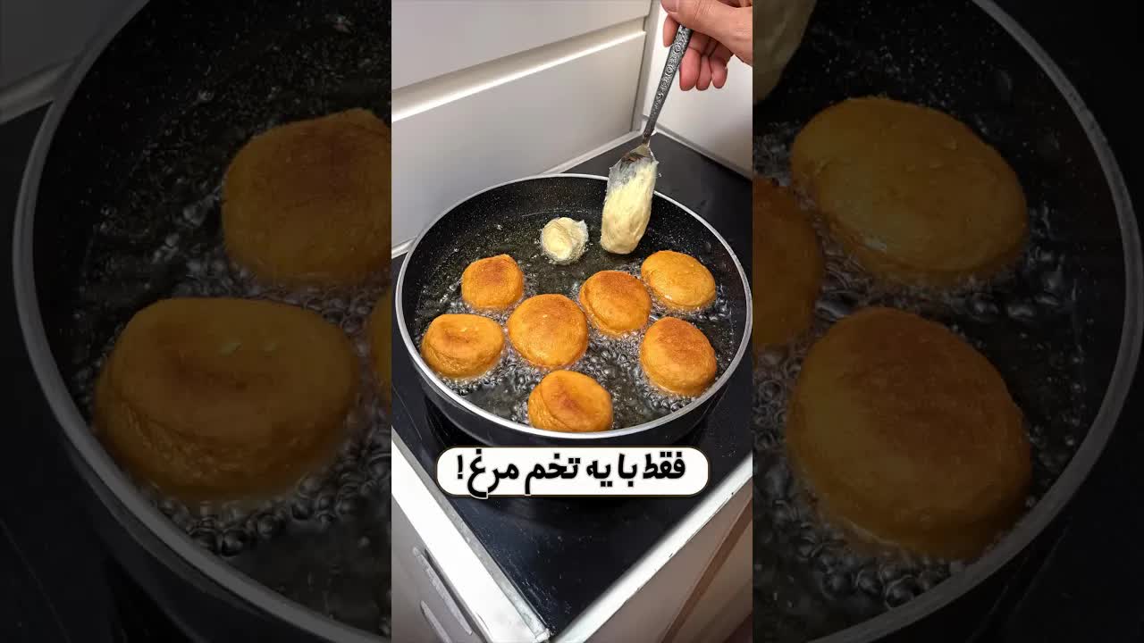 ساخت پیراشکی فوری با تخم‌مرغ بدون خمیرمایه