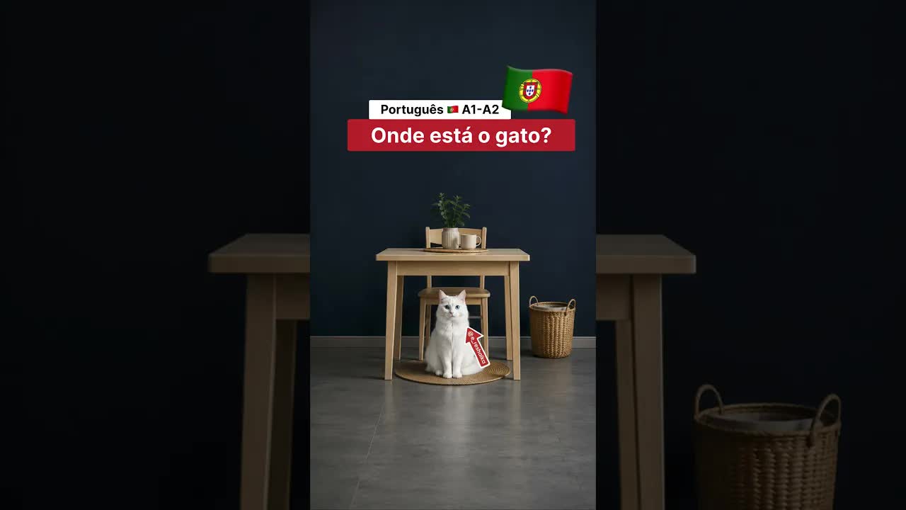 Onde está o gato?