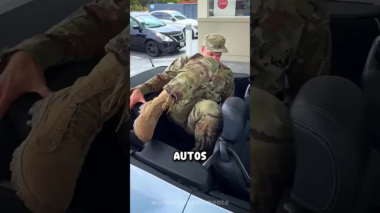 Soldat überrascht seine Frau nach dreijähriger Abwesenheit