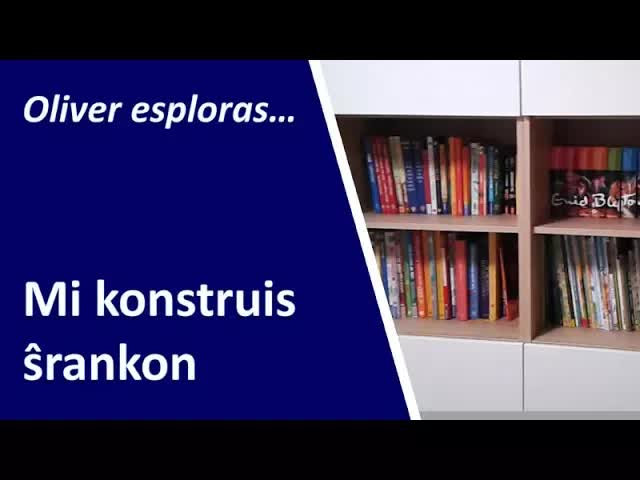 Mi konstruis ŝrankon de IKEA