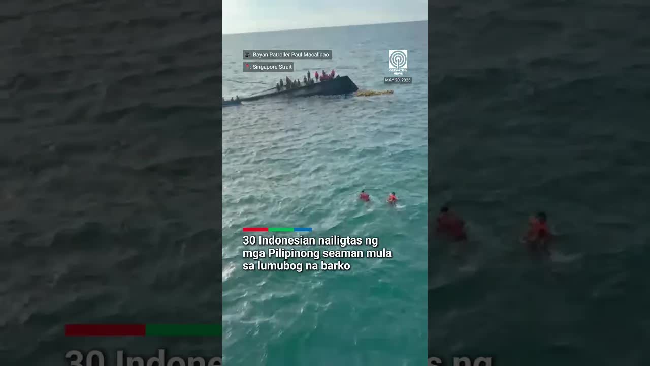 Mga seaman na Pilipino nagligtas ng 30 Indonesian