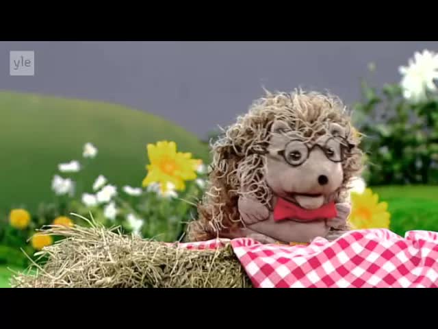 Bertil och vännerna har picknick