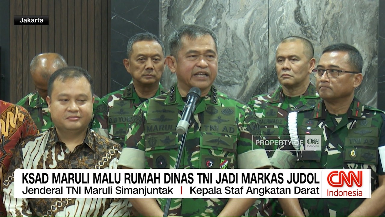 KSAD Maruli Malu Rumah Dinas Jadi Markas Judi Online