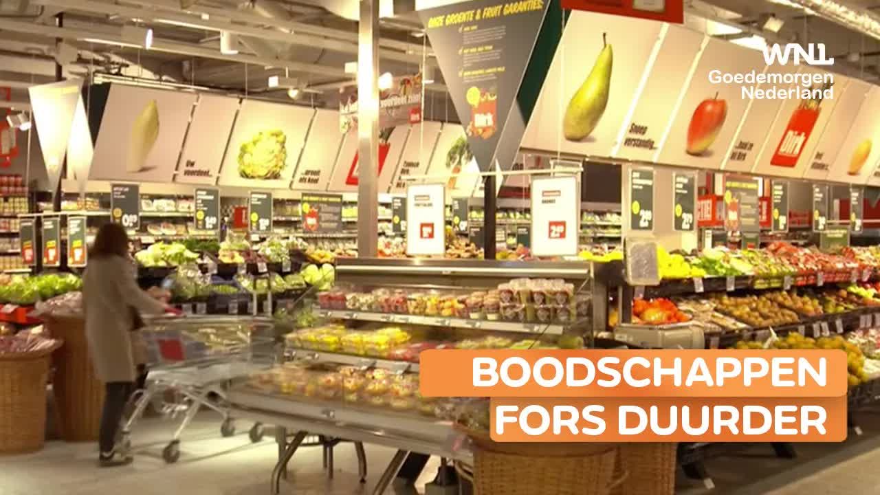 Boodschappen en energieprijzen worden duurder