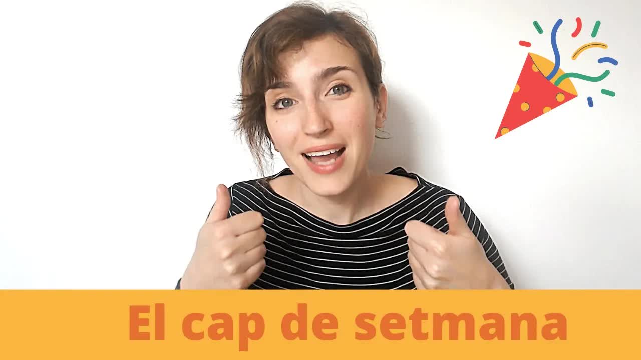 Com parlar del cap de setmana en català