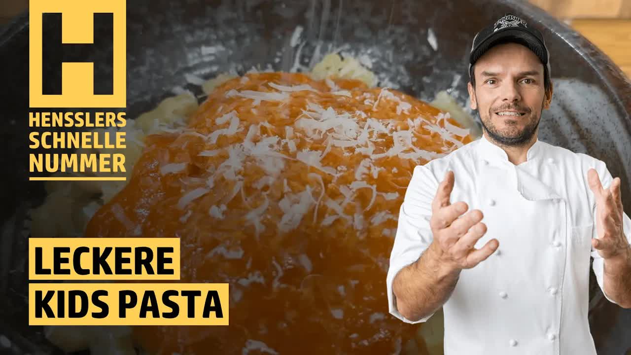Schnelles Kidspasta Rezept mit verstecktem Gemüse