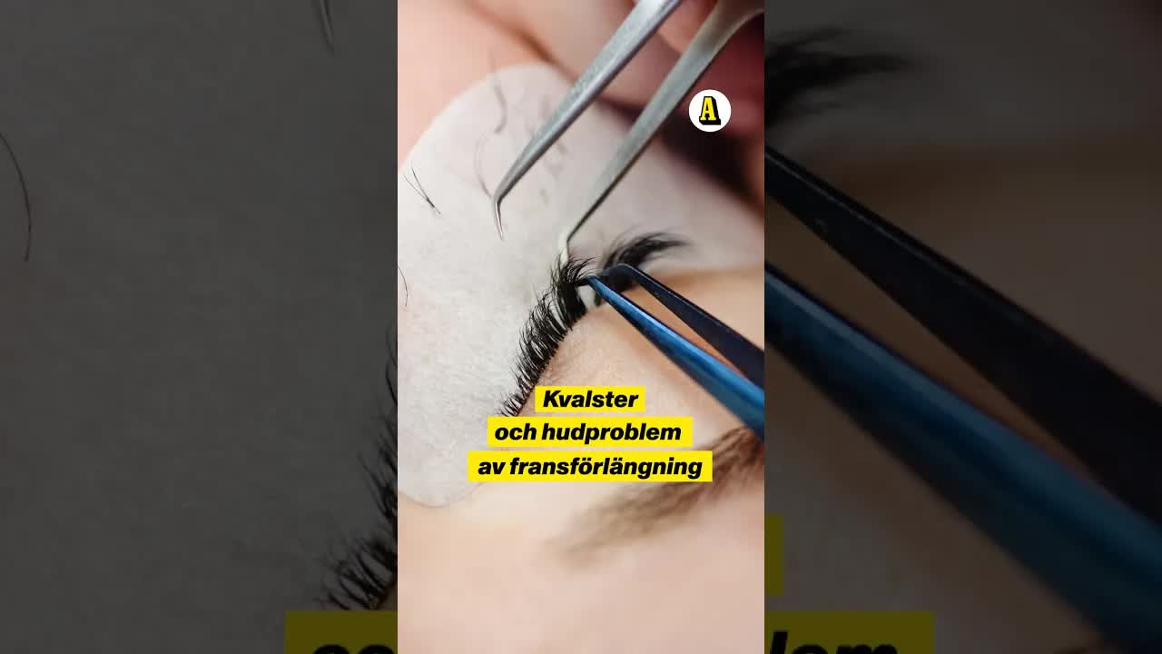Kvalster på ögonfransarna vid förlängning
