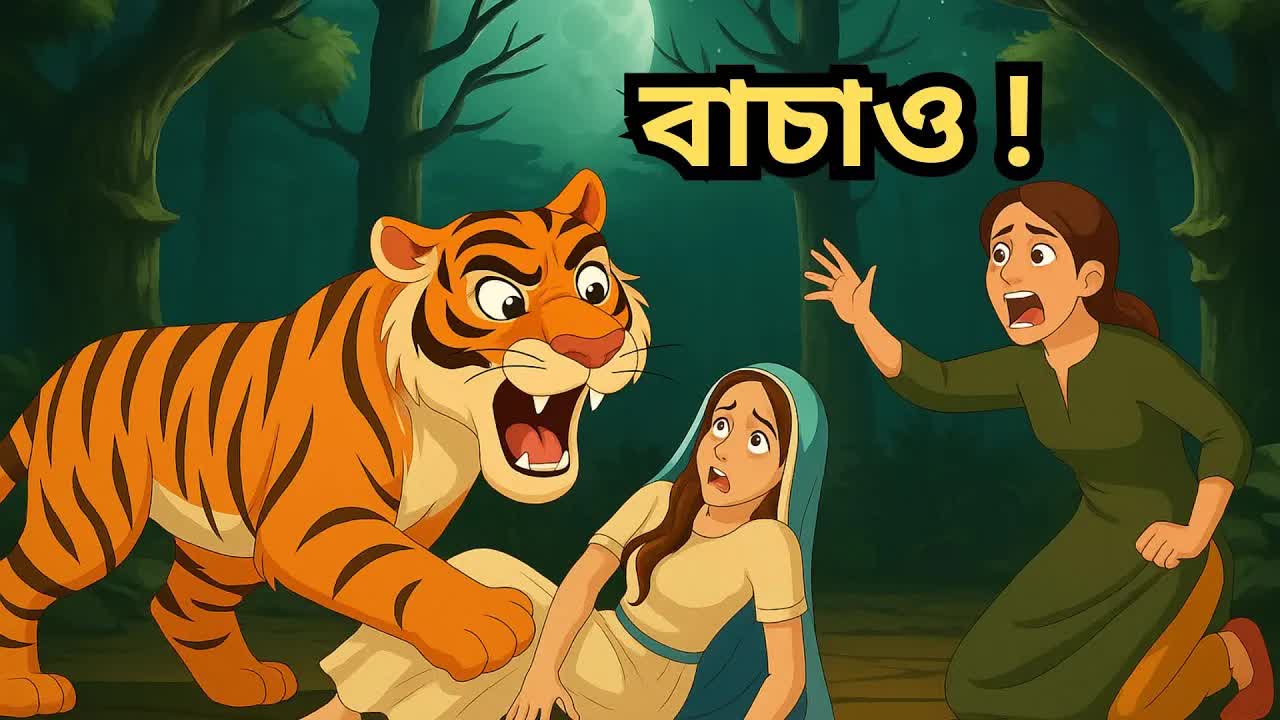বাঘ ও মেয়ের বন্ধুর গল্প