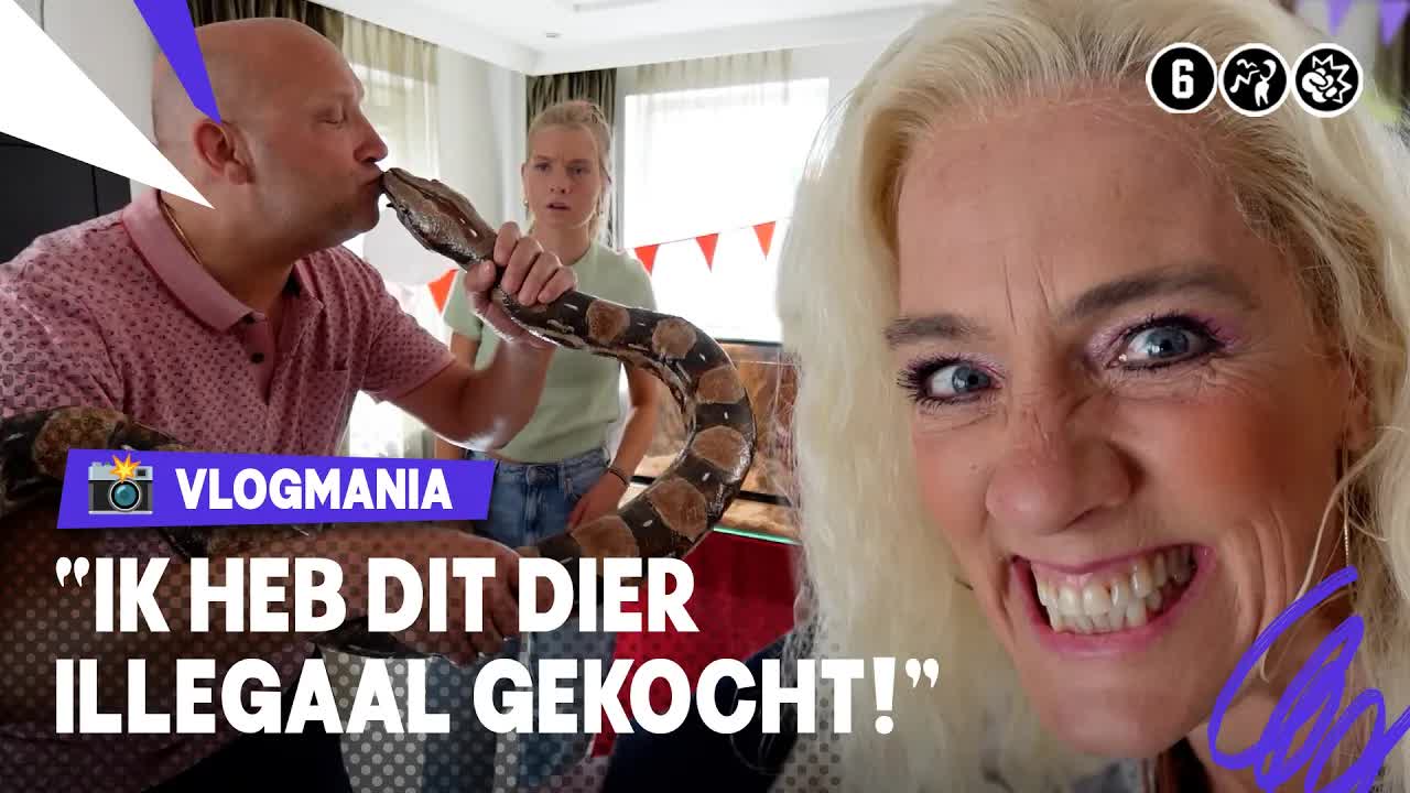 Delano's verjaardag en de slang als cadeau