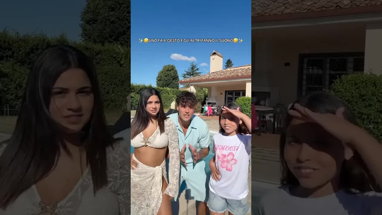 Uno fa il gesto, l'altro il suono
