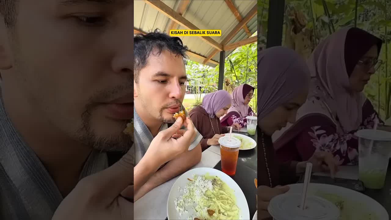 Aliff Syukri Dan Keluarga Makan Masakan Kampung