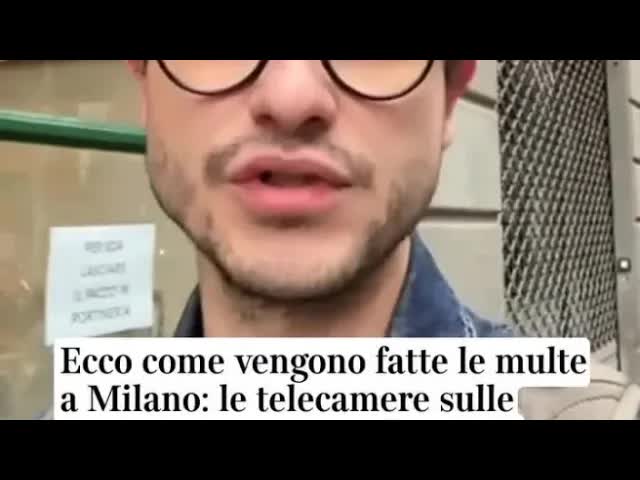 Come funzionano le multe a Milano con l'occhio d'aquila