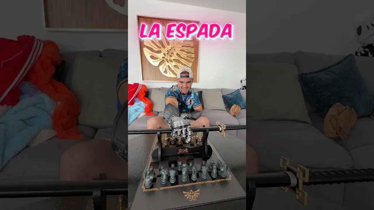 Convirtiéndome en un samurái con guantes medievales