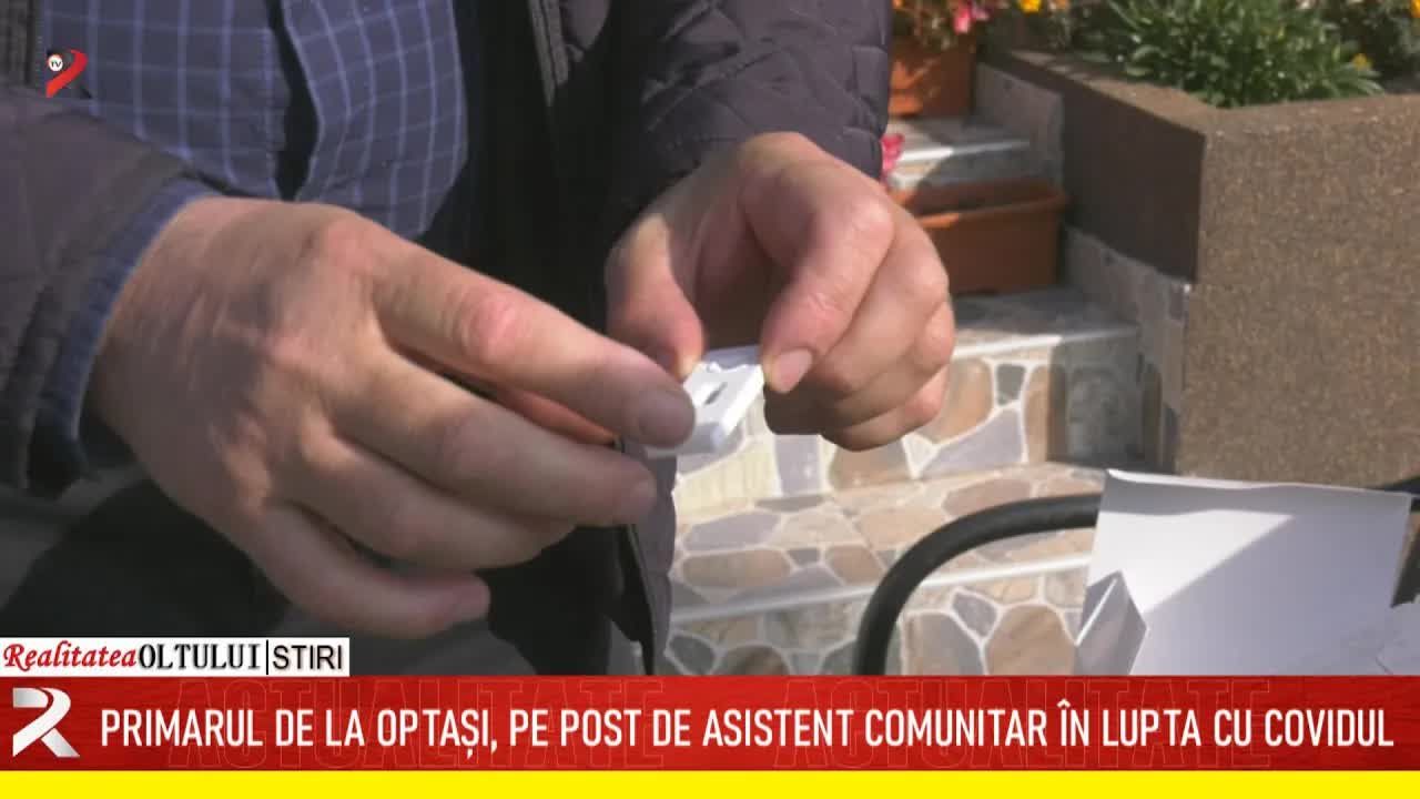 Primarul testează sătenii rapid contra COVID