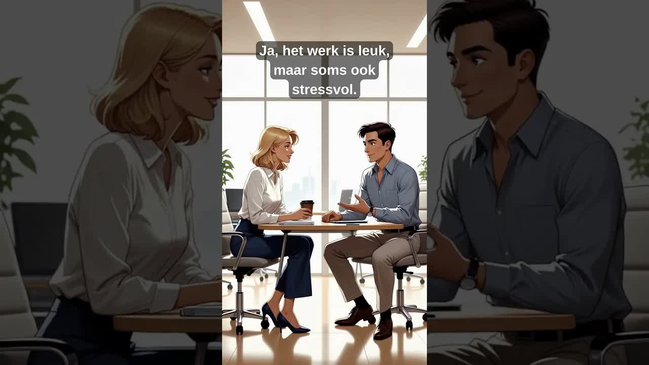 Over werk praten met collega’s