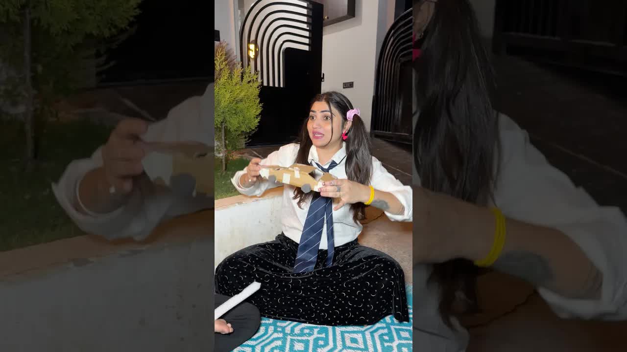 बच्चों ने बनाई लैम्बोर्गिनी कार