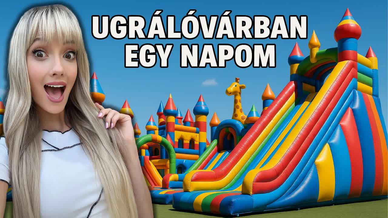 Felnőtteknek szóló óriás ugrálóvár Kanadában