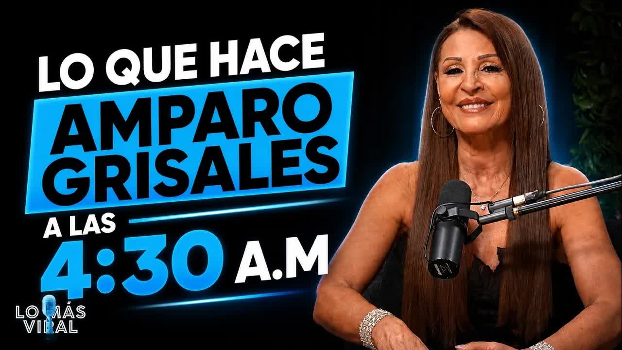 La rutina matutina de Amparo Grisales