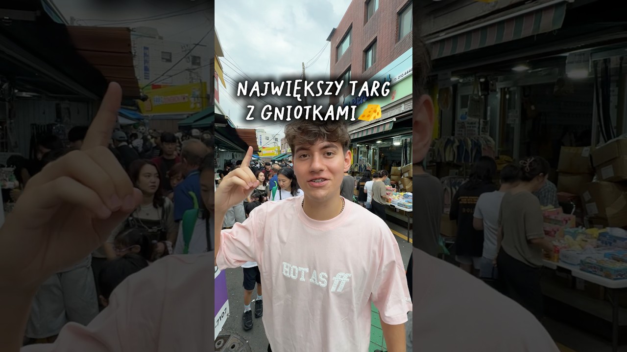 Największy targ z gniotkami w Korei