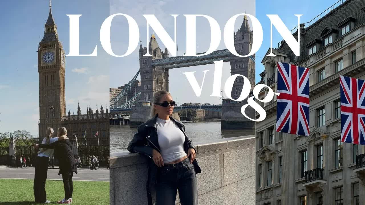 Vlog z Londýna s mamkou: Památky a nákupy