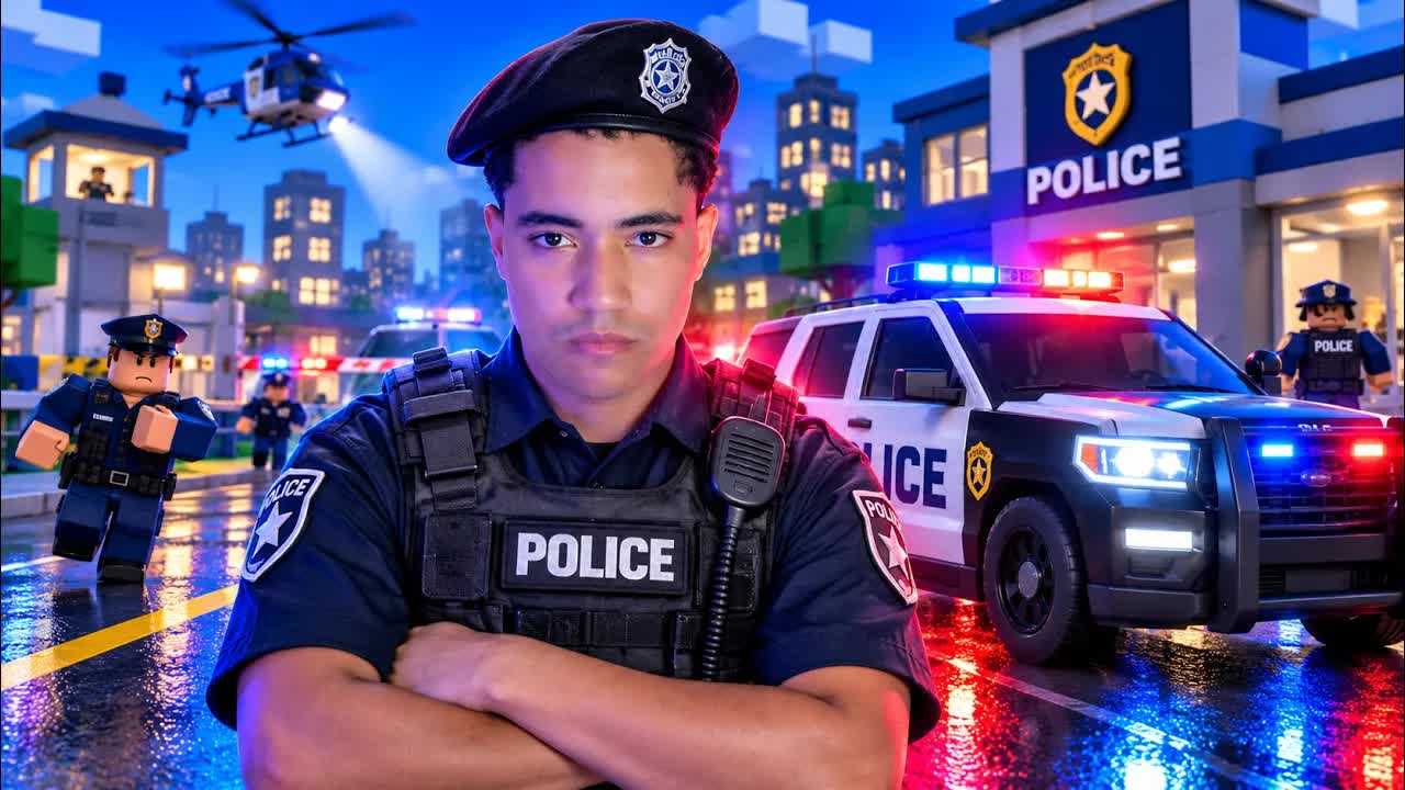 Almeida Vira Policial no Roblox e Deu Ruim