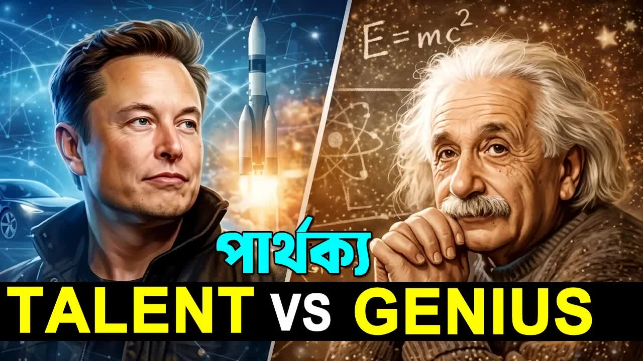 জিনিয়াস আর প্রতিভাবানের পার্থক্য কী?