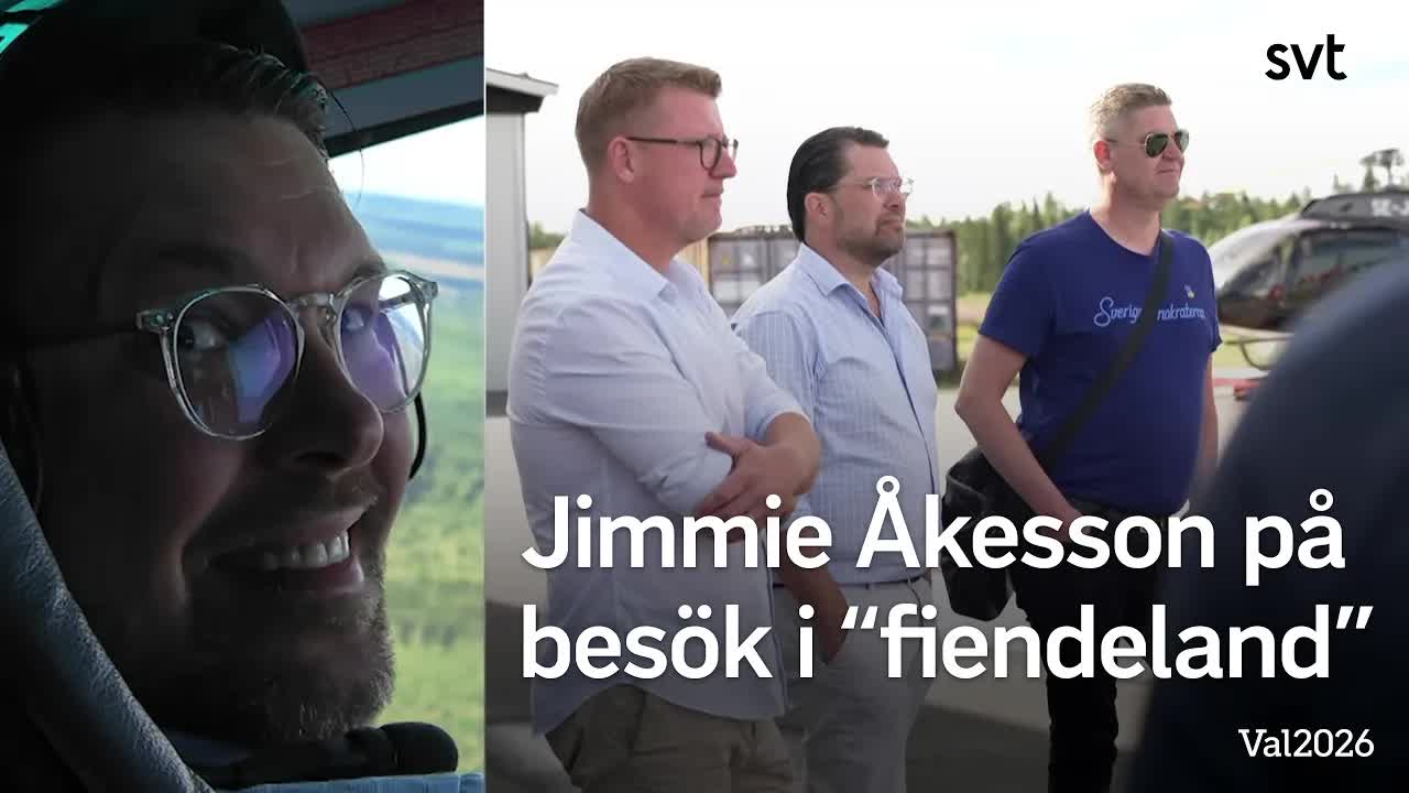 Jimmie Åkesson besöker fiendeland i norra Sverige